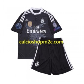 Real Madrid 2014 Retro Bambino Maglia Terza Manica Corta